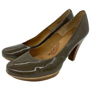 Sofft Ramona Patent Leather Platform Stacked Heel Pumps